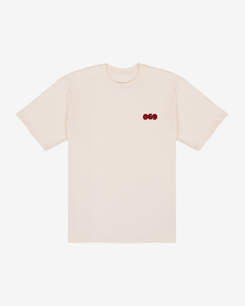 069 Heart T-Shirt - Sugar Beige